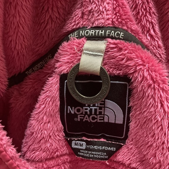 The North Face Women's Osito Jacket Full Zip Fuzzy Fleece Women SZ M Pink - Picture 13 of 16